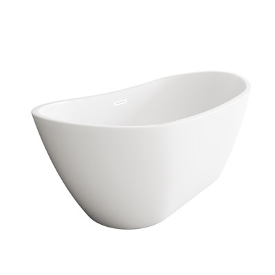 Amadou 72'' x 31.5'' Soaking Acrylic Bathtub