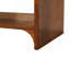 Table de chevet châtaignier en bois avec tiroir et fente ouverte Wood Newton