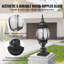 2 lampadaires d'extérieur Dusk to Dawn