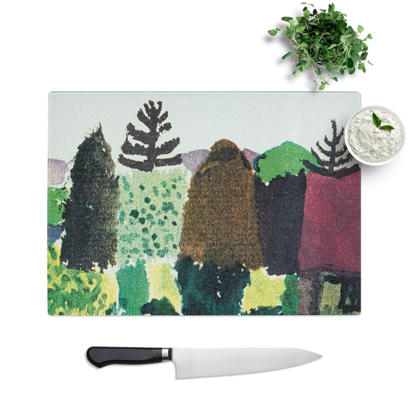 Park by Paul Klee Chopping Board, 0.4cm H x 20cm W x 28.5cm L