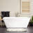 71" Laxson Acrylic Freestanding Tub With Foam