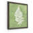 Toile avec cadre gris