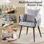 Chaise avec accoudoirs en velours Lazarre-1154640347
