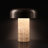 FLUTED COLUMN Rechargeable Cordless LED Table Lamp, 3-Levels Brightness Touch Sensor Control, Travertine / Chocolate Bronze-633256487-633256488-633256486