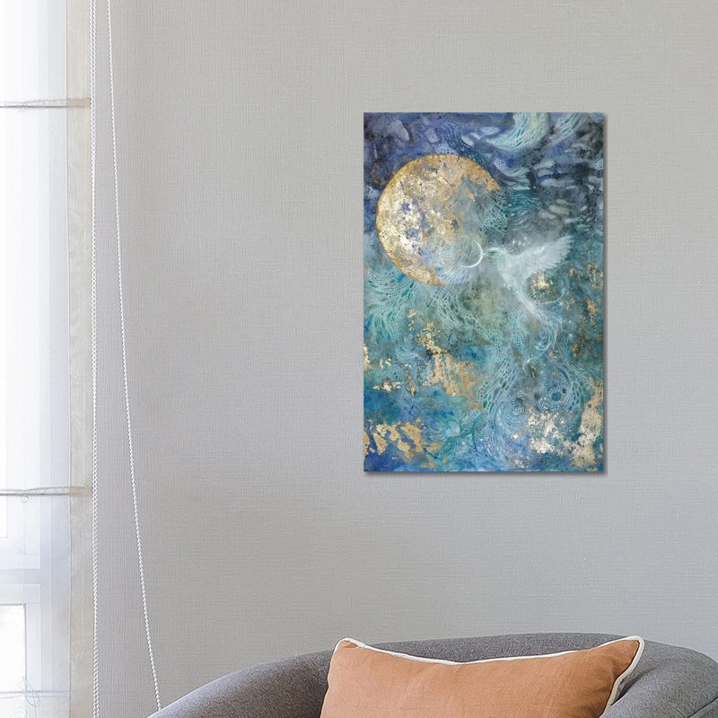 Slivers Of The Moon I by Stephanie Law - Wrapped Canvas Painting, 66.04 cm H x 45.72 cm W x 1.91 cm D