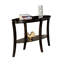 Oval Table Of Traditional Flavor With Walnut Finish, Open Shelf, And Curved Legs - 49 Inches Wide 49"w X 23.5"d 31"h, 25 Lb
