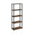 5-Tier 57.4" Open Shelf Bookcase, Compact Storage Bookshelf-221452299-221384783