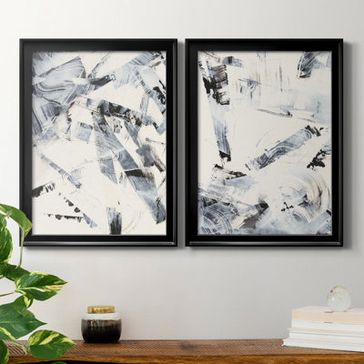 " Fractured Ice I " 2 - Pieces Painting Print
