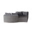 Canapé modulaire courbé avec quatre coussins Boneless-645028314