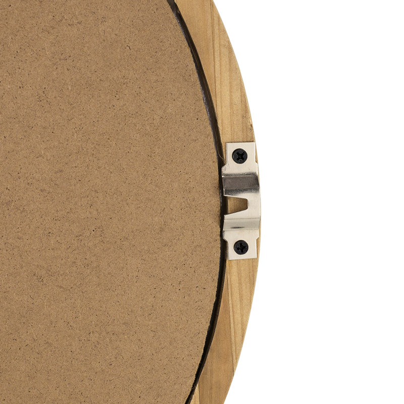 Miroir ovale avec cadre en bois massif - Le vestibule d'élégance rustique 24 po x 36 po transforme votre espace
