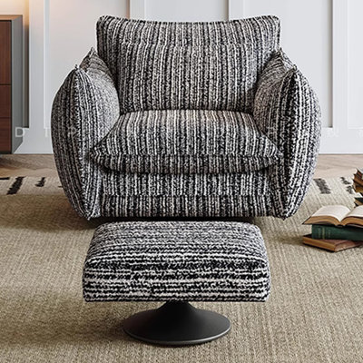 rotating wrap-around lounge chair