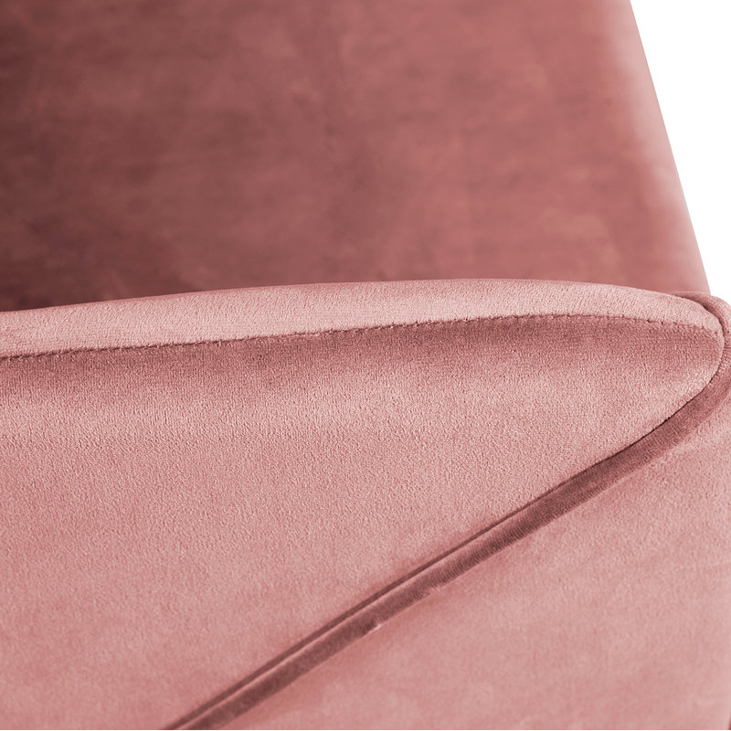 Sofiya 47cm H Velvet Upholstered Armchair, Oak, Aqua