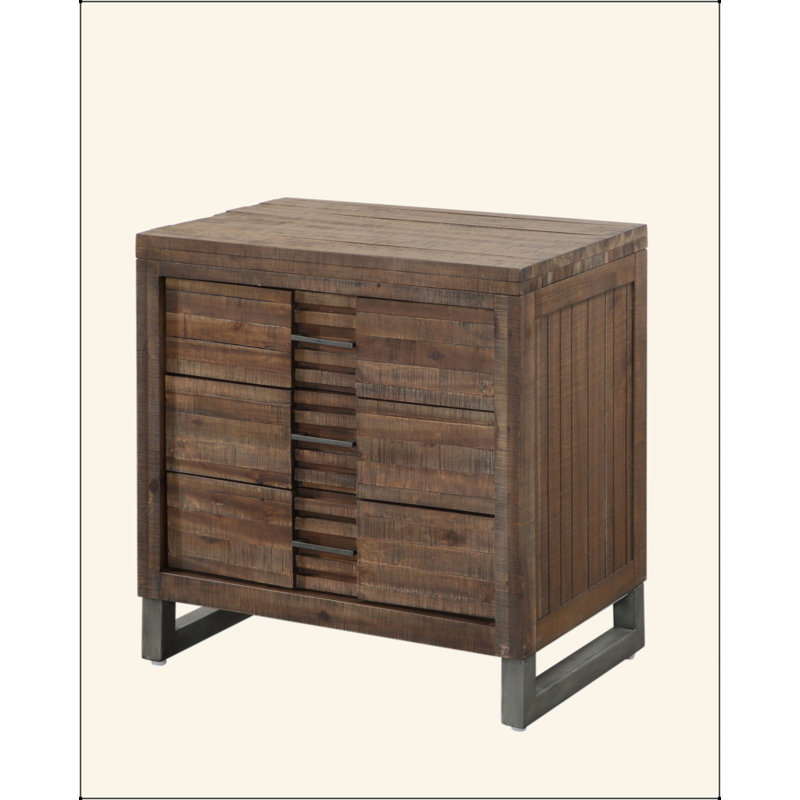 Table de chevet chic avec fonctionnalité avancée pour les chambres élégantes