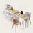 74.5" Kitchen Island with Extendable Dining Table, Rolling Kitchen Cart on Wheels with Spice Rack, 4-Door Cabinet & 2 Drawers, Multifunctional Kitchen Storage Island for Dining Room-1908680238