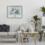Cadre flottant bleu hortensia et anémone, design par Sally Swatland-1069271822-1069271794