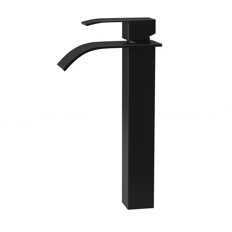 6" Single Handle Bathroom Sink Faucet In Matt Black - Stainless Steel 304 Made Modern Sleek Design For Contemporary Bathrooms Precise Water Control Suitable Residential Finish Construction