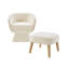 Fauteuil Lazy avec repose-pieds, fauteuil d'appoint moderne-251953288