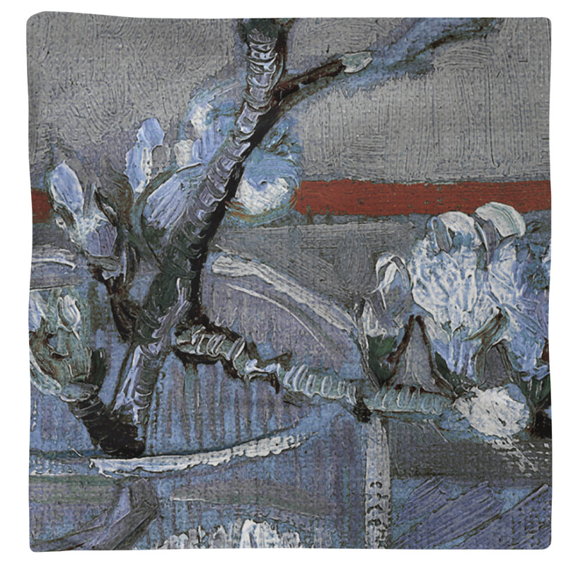 Vincent Van Gogh Cotton Square Napkin, Blue