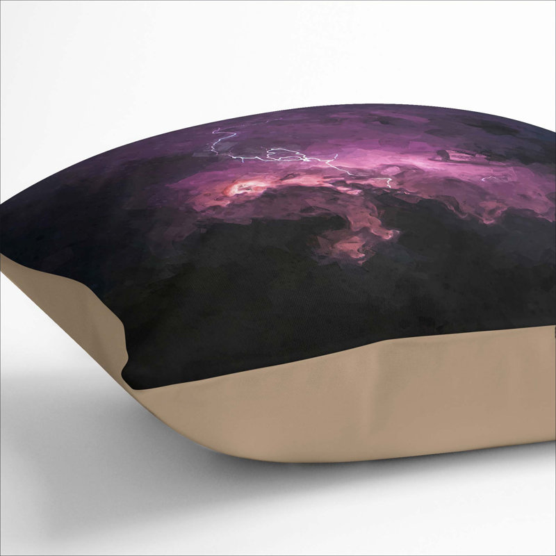 Square Throw Cushion, Stone, 55cm H x 55cm W x 20cm D