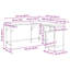 L-Shaped Metal Base Computer Desk-1233730034