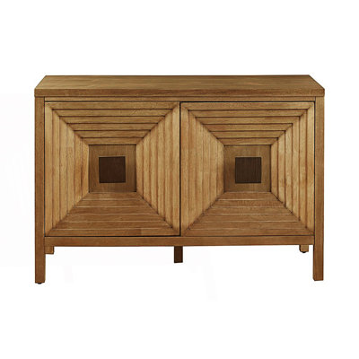 2-Door Accent Cabinet With Adjustable Shelves, Entry Cabinet
