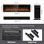 Metro Lane Black Electric Fireplace-399296091