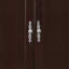 Élégante armoire de rangement à finition cappuccino avec beaucoup d'espace et une fabrication durable, parfaite pour les maisons traditionnelles et modernes.