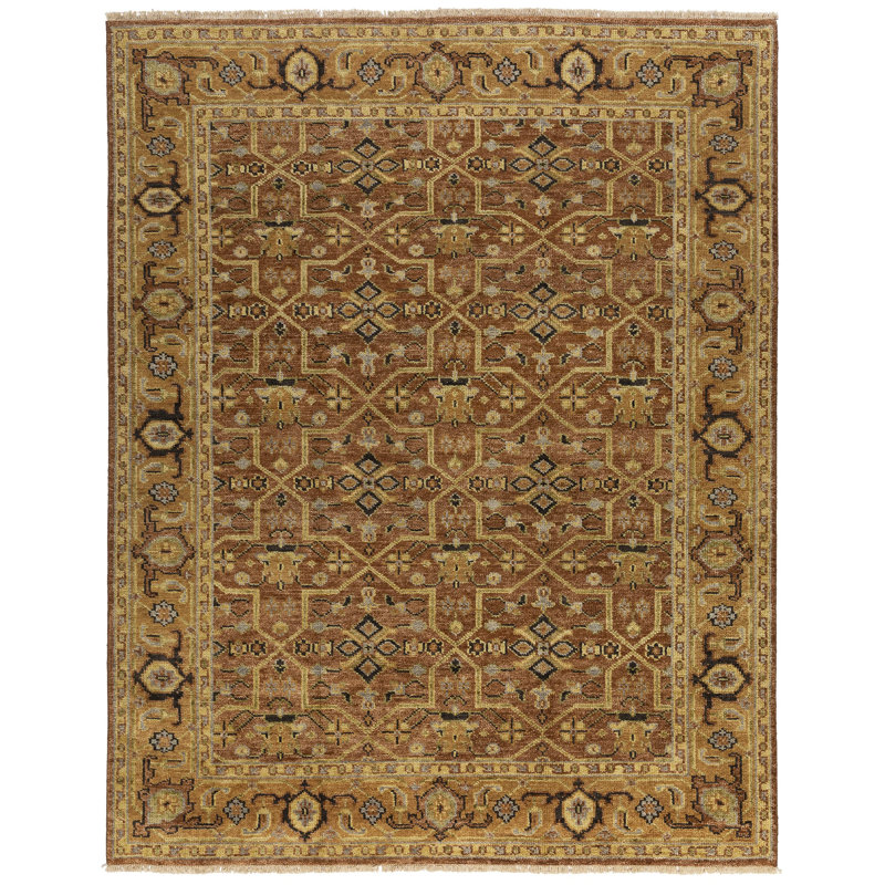Rock My Classics Hand Woven Wool Oriental Area Rug, Rectangle 10' x 14'