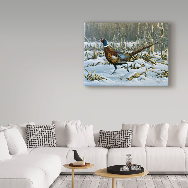 «On The Run» de Berrien, impression sur toile tendue, H 14 po x l 19 po x P 2 po