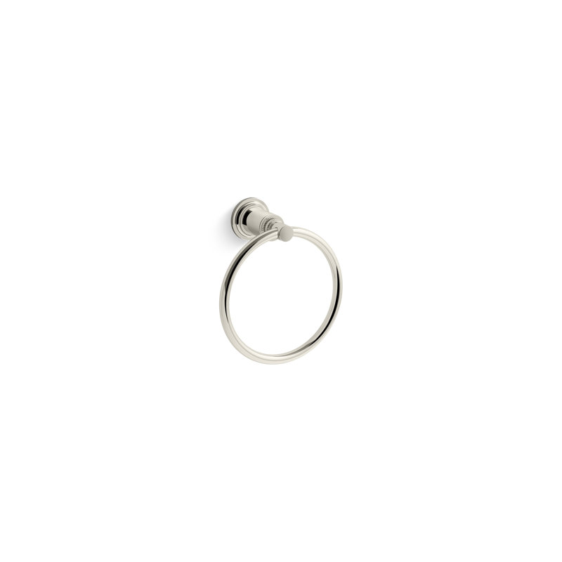 Central Park West™ Towel Ring, Polished Nickel