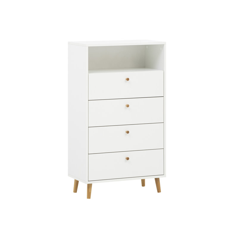 McDermitt Rectangle Storage Unit Accent Chest, White
