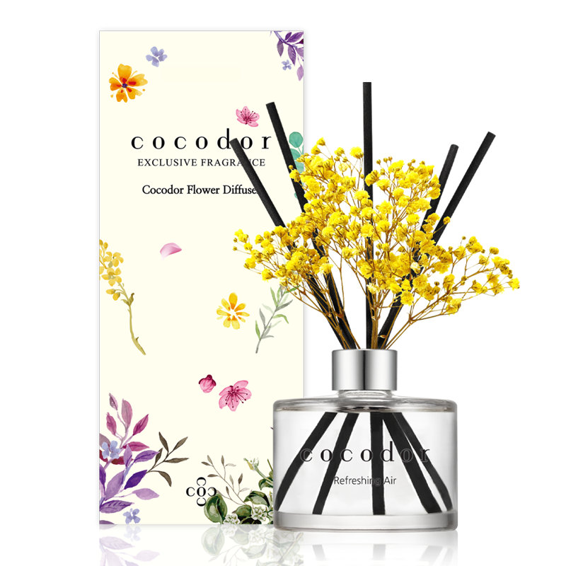 Diffuseur de fleurs Cocodor 200 ml (6,7 oz) / air rafraîchissant [ensemble de 15], Air rafraîchissant