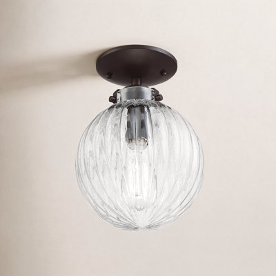 Kaydan 1-Light Dimmable Semi Flush Mount