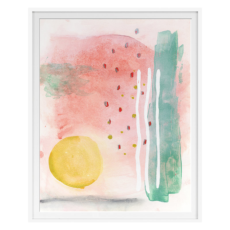 Festival 2 Print by Goderwis, Kyle, White Framed, 42" H x 34" W