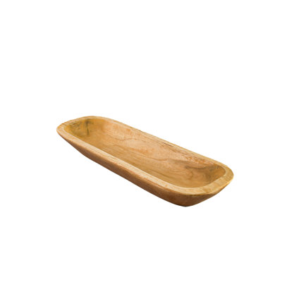 Millwood Pines Rectangular Natural Wood Tray – Elegant Centerpiece & Versatile Organizer For Home, Office, Event Decor,