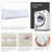Linen Ivory Bed Rest Headboard Wedge Reading Pillow Back Support-77462737