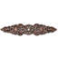 Juliane Grace elongated escutcheon with 18 Swarovski Clear Crystals in Satin-1541311620