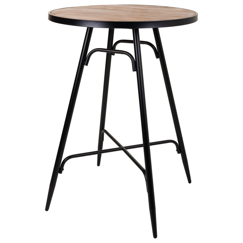 Exton Round Metal Base Dining Table