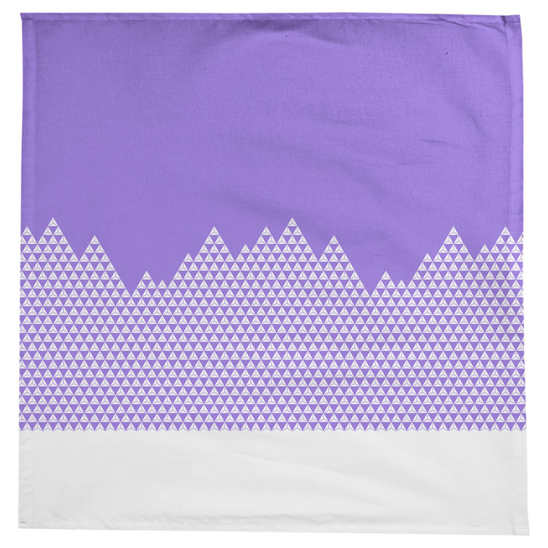 Leffel Mountain Pattern Tablecloth, Purple