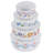 Gibson Home 8 Piece Anaya Round Nesting Food Storage Set