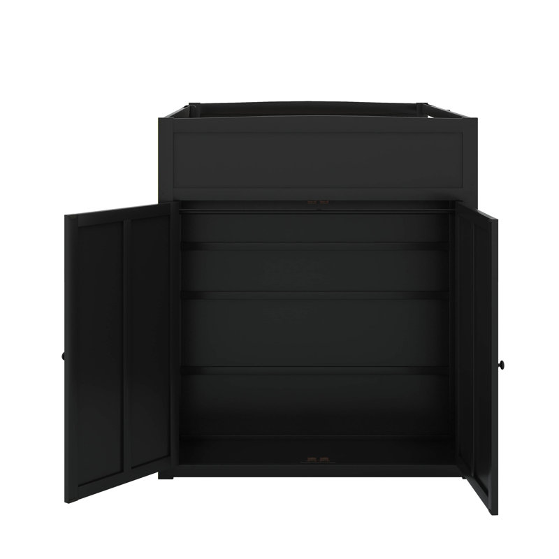 Lit mezzanine double en bois avec bureau, garde-robe, grand espace de rangement et lumière DEL RVB, Bleu nuage