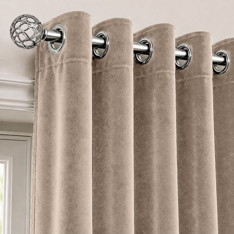 Single Curtain Panel, BEIGE