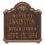 Chatham 4-Line Wall Address Plaque-45069263-45069257
