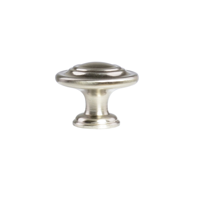 Poignée champignon 1 1/4" diamètre multipaquet, Nickel satiné