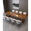 Bureau moderne en bois massif minimaliste avec pieds circulaires-1905154510