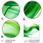 «Green and White Fractal Waves IV», reproduction d'art murale en métal fractal-390088465