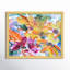 Abstrait «Couple Daisies With An Orchid», reproduction d'art murale-807381620-807381583