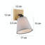 Taffney Wood Swing Arm Wall Light