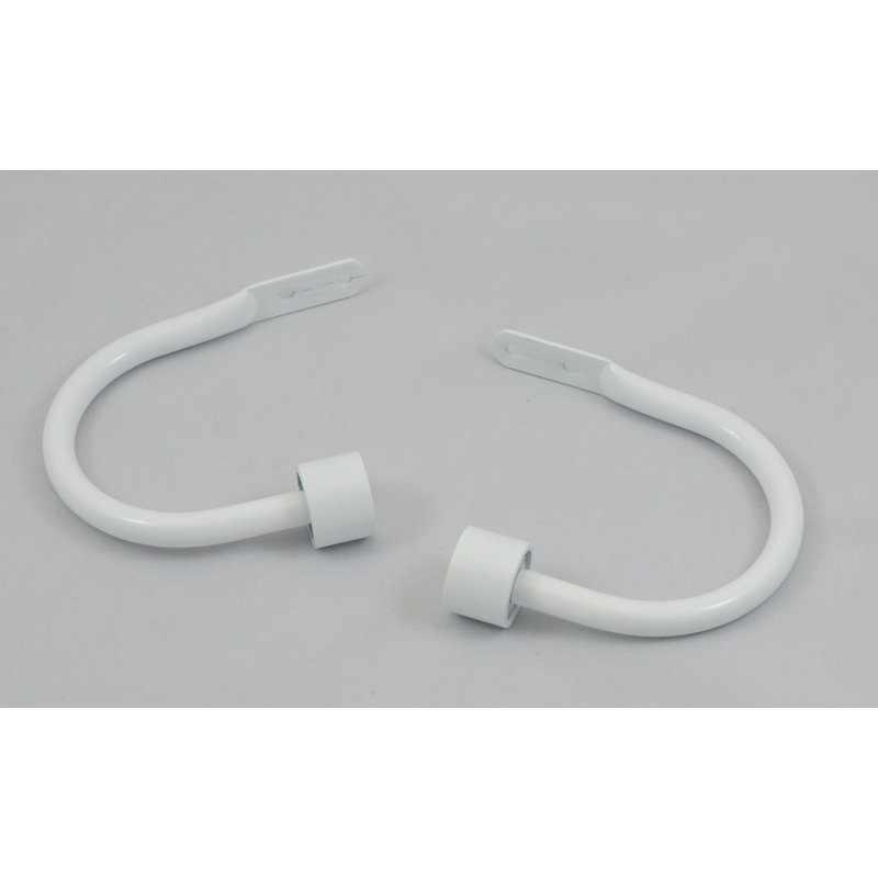 Neihoff Curtain Holdback, Glossy White