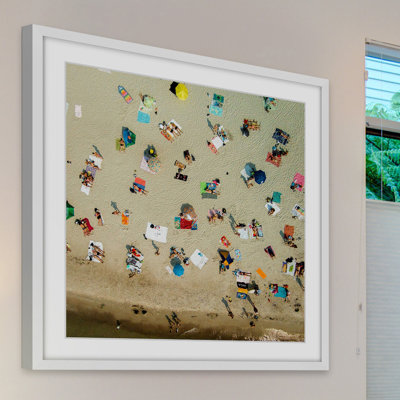 « beach serviettes », impression encadrée